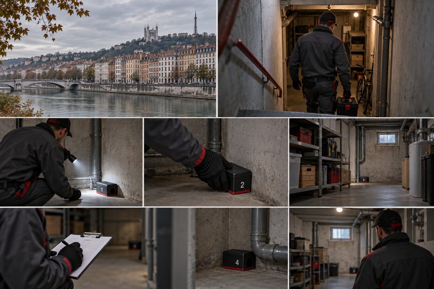 Les étapes d'une dératisation à Lyon